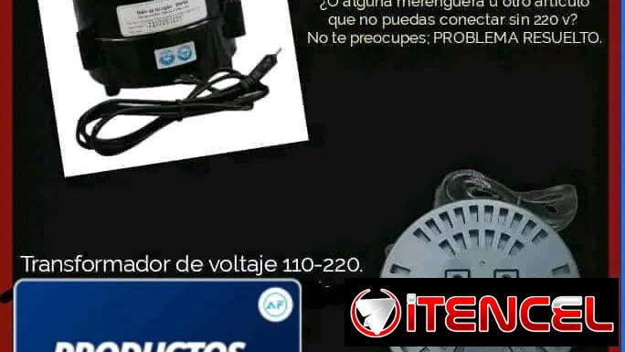 Transformador de voltaje ⚡ de 110-220. (De salida 400 y de 1000)