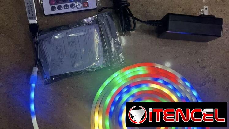 Lamparas DICROICAS para empotrar o luces led calidas y frias,Cintas neon flex, reflectores de 50 y 100 W. Mangueras led