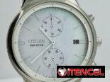 CITIZEN ECODRIVE CHANDLER DE MUJER (FB2000-03D) CON CRONOGRAFO , ACERO INOXIDABLE CON MANILLA DE PIEL , 39MM   58049738