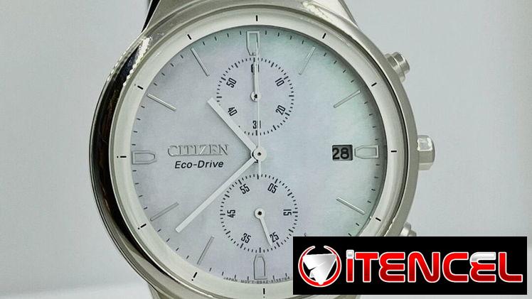 CITIZEN ECODRIVE CHANDLER DE MUJER (FB2000-03D) CON CRONOGRAFO , ACERO INOXIDABLE CON MANILLA DE PIEL , 39MM   58049738