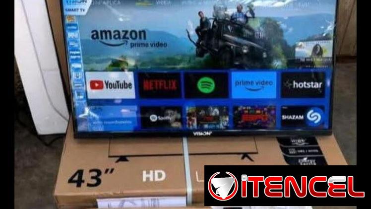 Smartv Vison con soporte y cajita interna