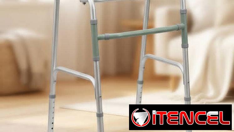 Andador plegable de aluminio