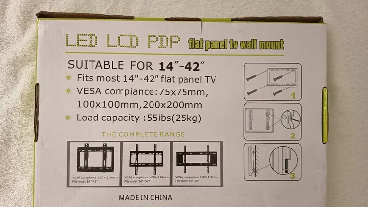 Soporte Fijo para TV LED/LCD 14″–42″