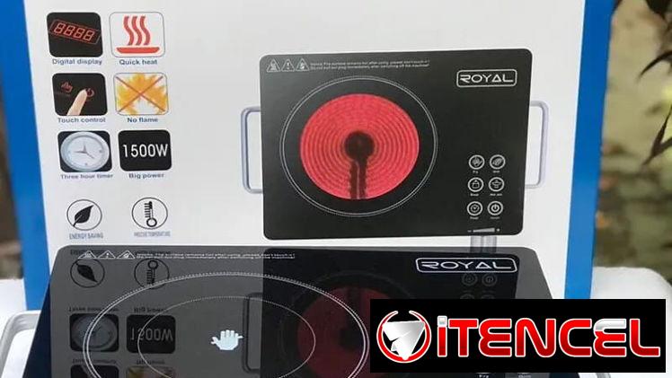 Cocina Infrarroja Royal 1500W Precio 35 USD 💵 con 🚘 envío incluído