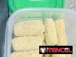 Bufet de ensalada fría croquetas y panetela rellena de fanguito TODO de👌🫶😋😋😋