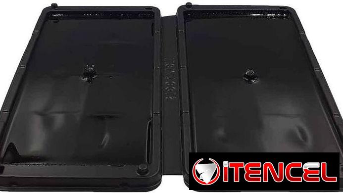 Caja con 2 trampas grandes de pegamento para ratas