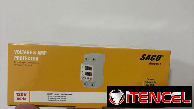 Breake protector y regulador de voltaje y amperaje digital. 120V  1A-63A