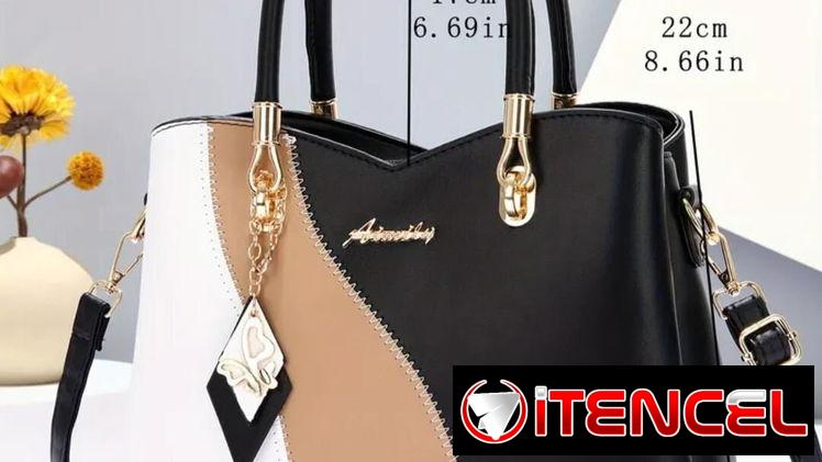 Elegante bolso y cartera para mujer