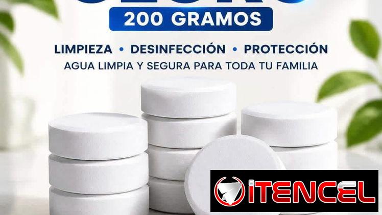 Pastillas de cloro de 200 g