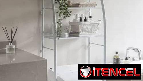 Estante organizador para baño de 3 niveles