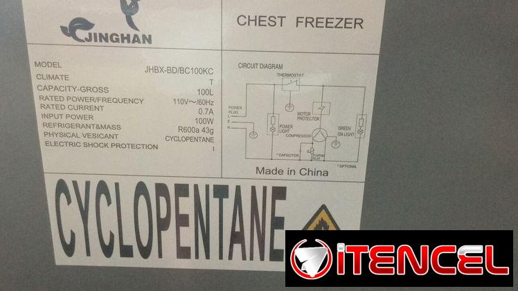 Neveras / freezer Jinghan de 3.5 pies • capacidad de 100L • incluye una cesta • garantia de 3 meses
