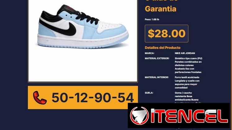 TENIS NIKE AIR JORDAN AZUL CON BLANCO Y NEGRO VPT# -0140