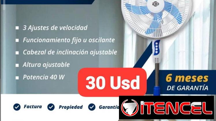 Ventilador de Pedestal  Eko 16″, Garantía de 6 meses, Entrega gratis para toda La Habana
