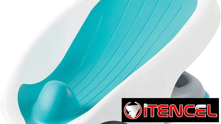 Bañera engomada para bebé utilizable sobre varias superficies