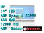 LAPTOP 🎁NUEVA🎁📦CAJA, HP (14-dk1032wm), 14″ FHD IPS, AMD Ryzen 3 3250U, 4GB RAM, Radeon, 128GB SSD