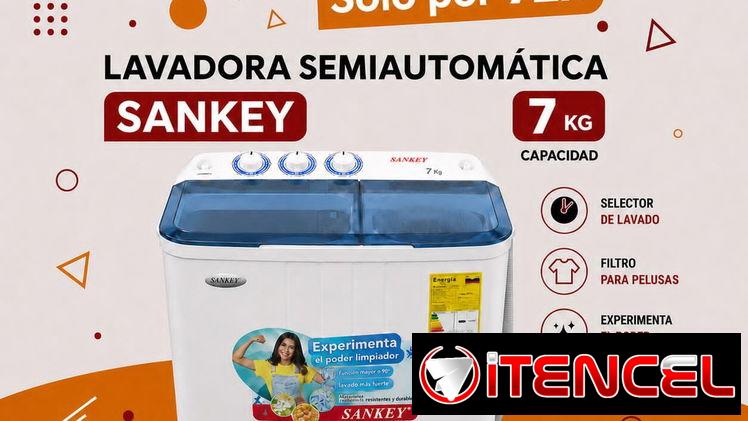 Lavadora semiautomática 7kg