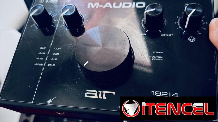 Tarjeta de sonido M-Audio para tu estudio de música