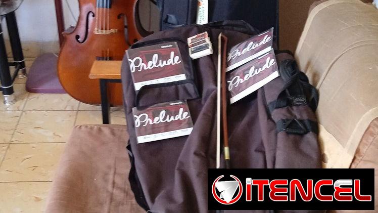 Vendo cello con doble forro, sus 4 cuerdas nuevas de repuesto