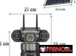 CAMARA SEGURIDAD CON PANEL SOLAR 4K . 150 USD