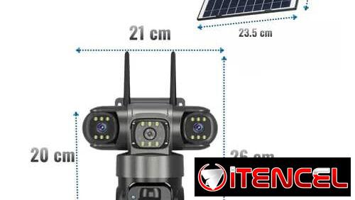 CAMARA SEGURIDAD CON PANEL SOLAR 4K . 150 USD