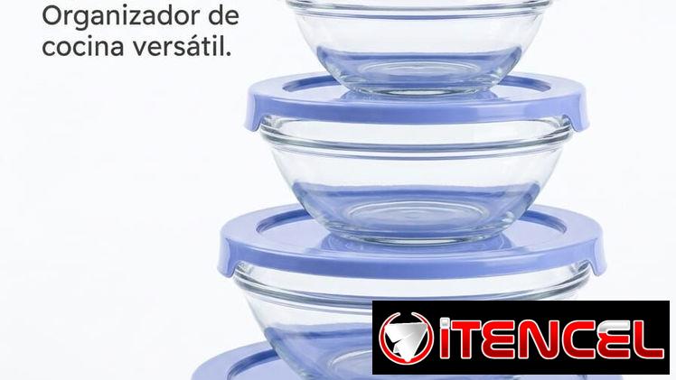 Set de 5 pozuelos de cristal en 3500 cup
