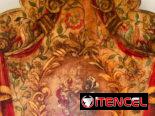MAJESTUOSO CONJUNTO DE ARTE SACRO DE SANTA LUCÍA
