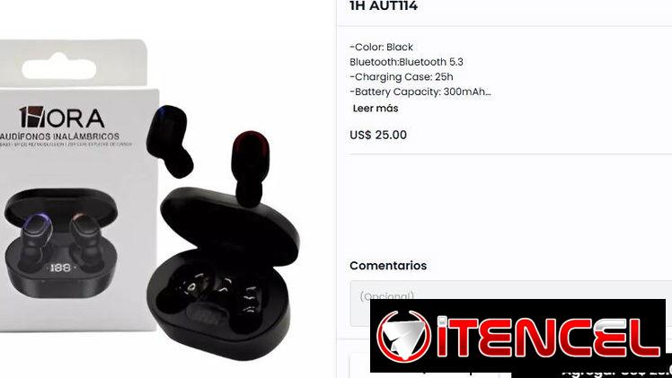 AUDIFONOS INALAMBRICOS 1H AUT114 MANOS LIBRES CON MICROFONO GARANTIA SOMOS TIENDA. ORIGINALES. 54741004