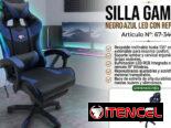 Silla gamer ergonómica para vídeo juegos y oficinas