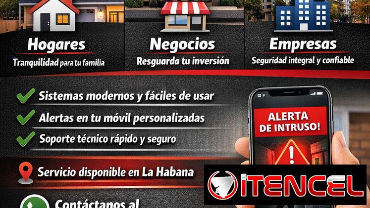 Instalación Profesional de Alarmas en La Habana Seguridad con Configuración Personalizada Protege tu hogar o negocio