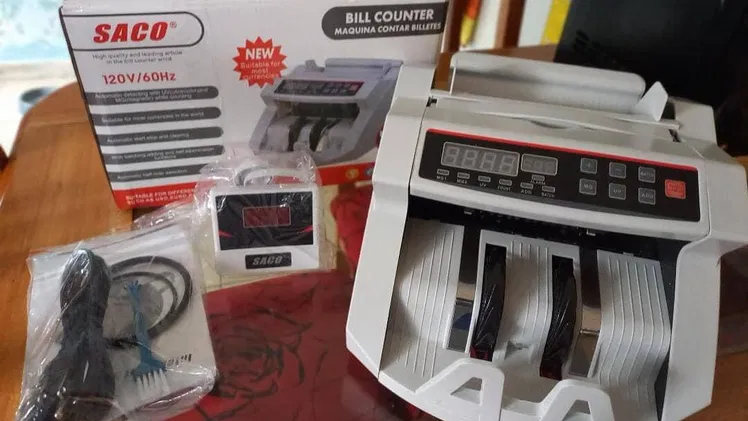 Máquina de contar dinero Saco 🤑💵 Incluye mensajería y 15 días de garantía ‼️