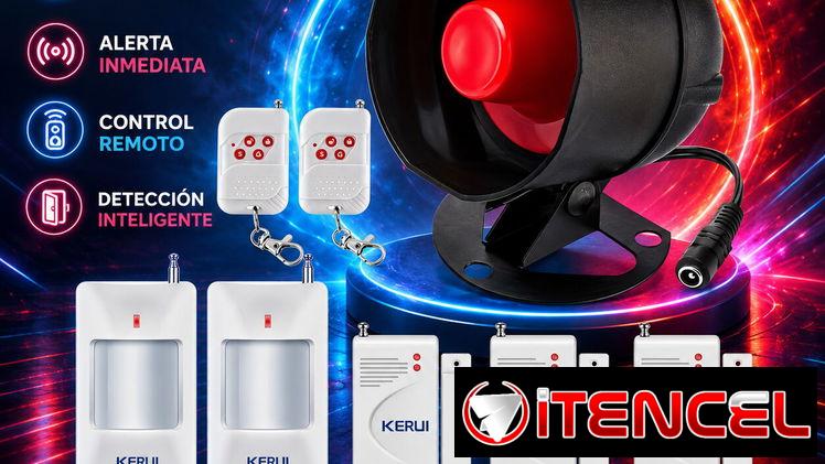 ​🚨 Alarma Inalámbrica KERUI – ¡Seguridad para tu Hogar! 🚨