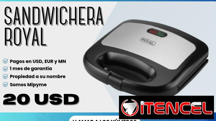 Sandwichera – Tostadora ✅ ROYAL  💲20 USD