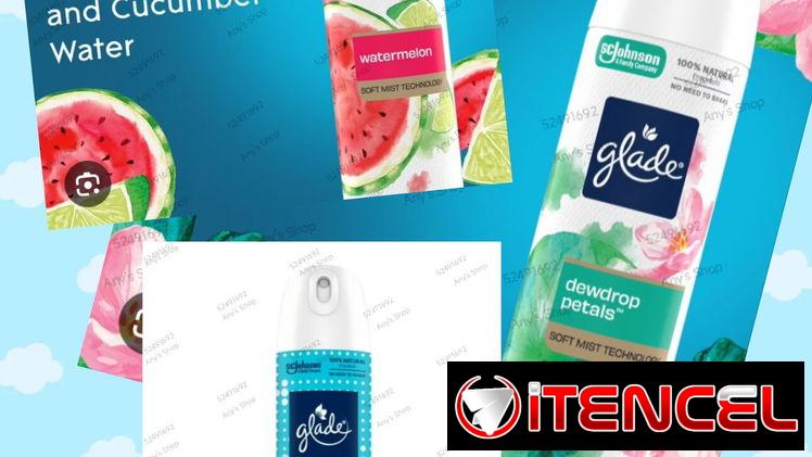 Ambientadores Glade spray,6 USD, Santos Suárez,no hago mensajería