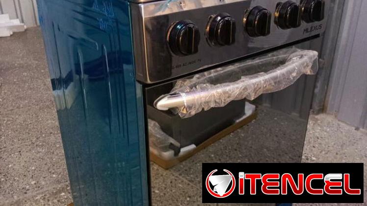 Cocinas de gas con horno de 4, 6 quemadores