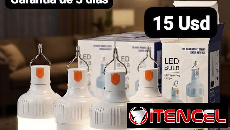 Combo de 4 Bombillos Recargables de 40w, Garantía de 3 días, Entrega por un mínimo costo adicional para toda La Habana