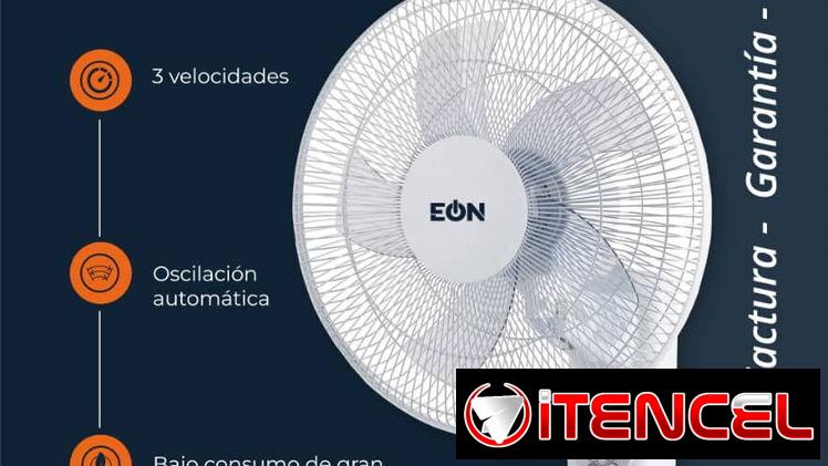 Ventilador de Pared 16″ con Control Remoto EÒN (ko)