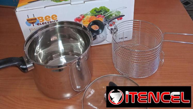 🥓SE FORMO LA FREIDERA 🥓 FREIDORA DE ACEITE CON CANASTA ESCURRIDORA. MENSAJERÍA CON FACTURA Y GARANTÍA. TLF 54833699