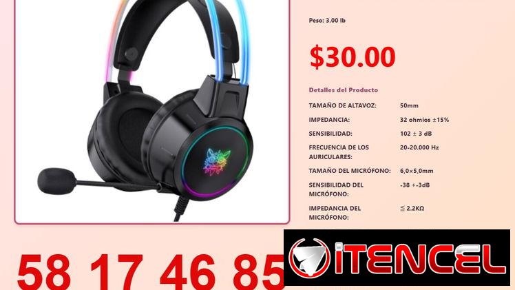 CASCOS RGB ONIKUMA X15 PRO