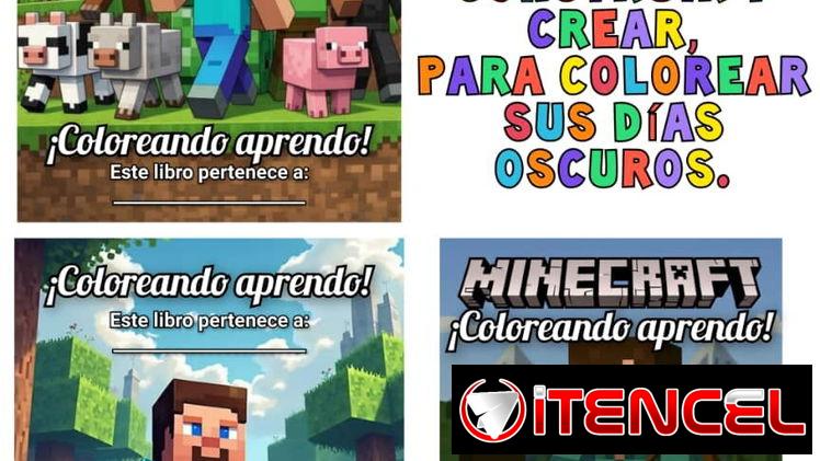 Libro de Minecraft para colorear