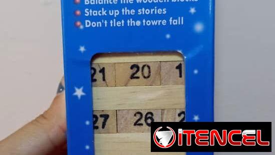 🟩Jenga de números pequeña🟩