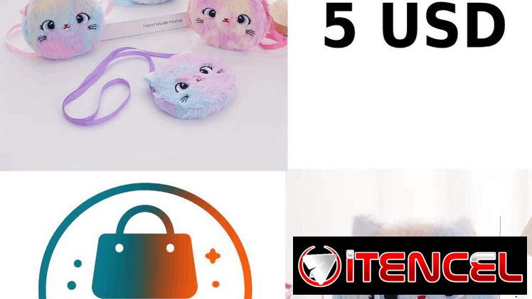 Bolso de Gatito de Peluche – Tierno y con Estilo para Niñas