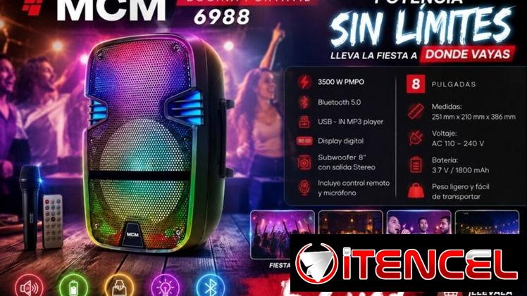 Equipo de música y bocinas