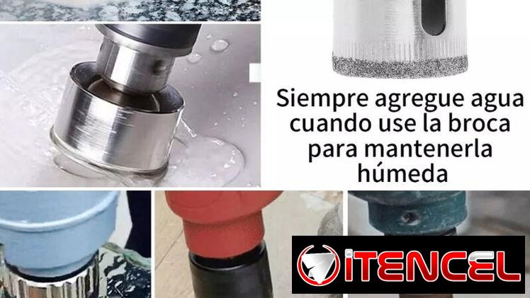 Juego de Barrenas Circulares Diamantadas para Cerámica, Mármol y Vidrio!!