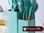 Set de utensilios de silicona para cocina de 19 piezas (uh)