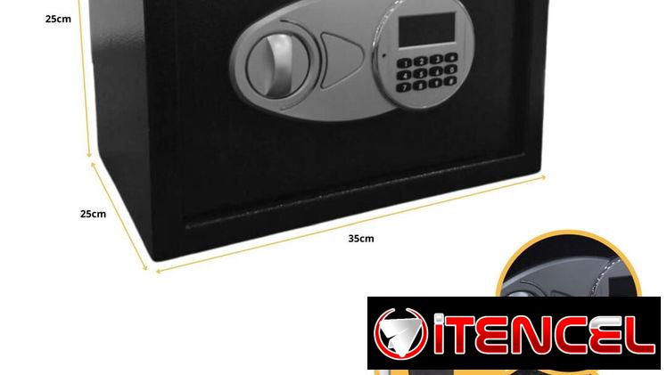 📢 Caja fuerte eléctrica con juego de llaves incluida, pequeña. Importadas