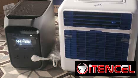 Aire acondicionado portatil con su ecoflow