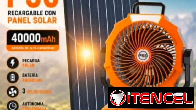 VENTILADOR RECARGABLE P50