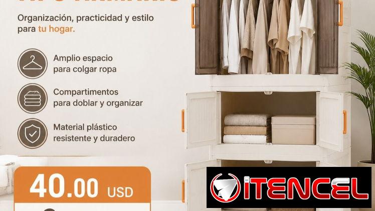MUEBLE TIPO ARMARIO. ORGANIZADOR TIPO ESCAPARATE PLÁSTICO