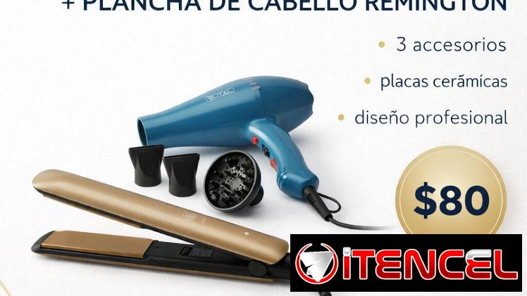 .6 PLANCHA PARA EL CABELLO + SECADOR DE PELO