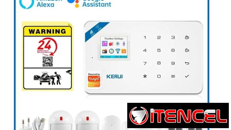 Sistema de alarma KERUI WIFI/GSM con Sirena integrada 🌐 100.45 USD